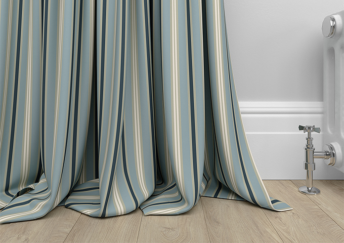 The British Stripe Co. Charles, Polzeath No.1 - Made to Measure Curtains - Image 6
